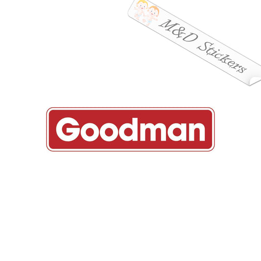 Goodman Logo (4.5" - 30") Vinyl Decal in Different colors & size for Cars/Bikes/Windows
