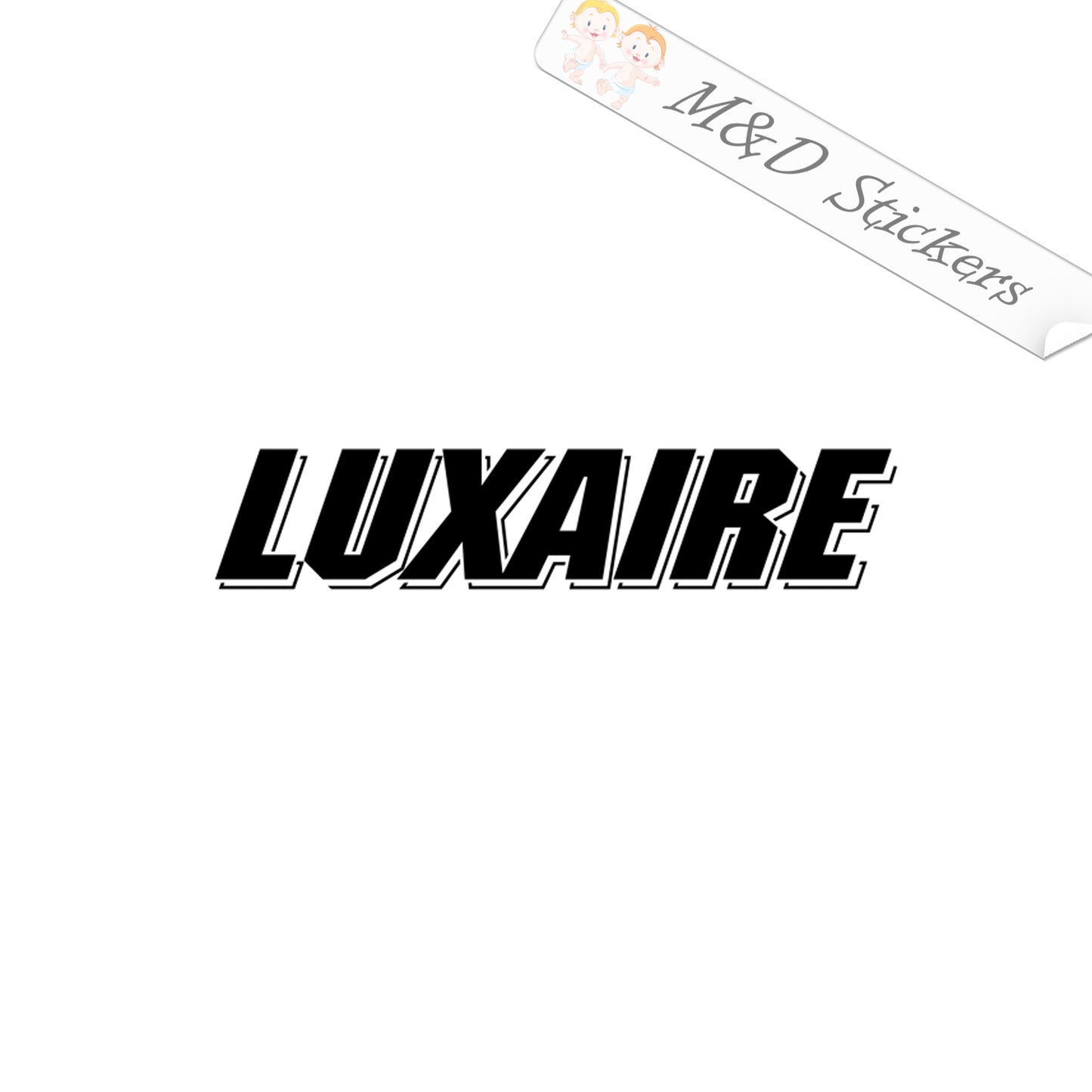 Luxaire Logo (4.5" - 30") Vinyl Decal in Different colors & size for Cars/Bikes/Windows