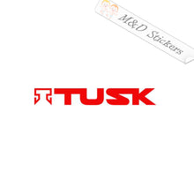 TUSK forklift Logo (4.5" - 30") Vinyl Decal in Different colors & size for Cars/Bikes/Windows
