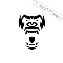 Gorilla Head Ape Monkey (4.5" - 30") Vinyl Decal in Different colors & size for Cars/Bikes/Windows