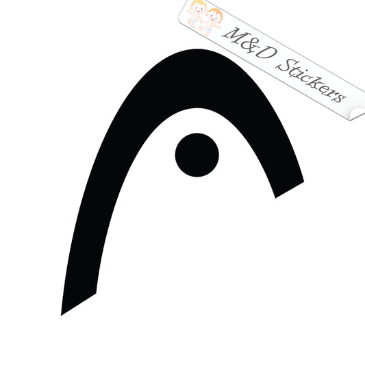 Head tennis emblem Logo (4.5" - 30") Vinyl Decal in Different colors & size for Cars/Bikes/Windows (Copy)