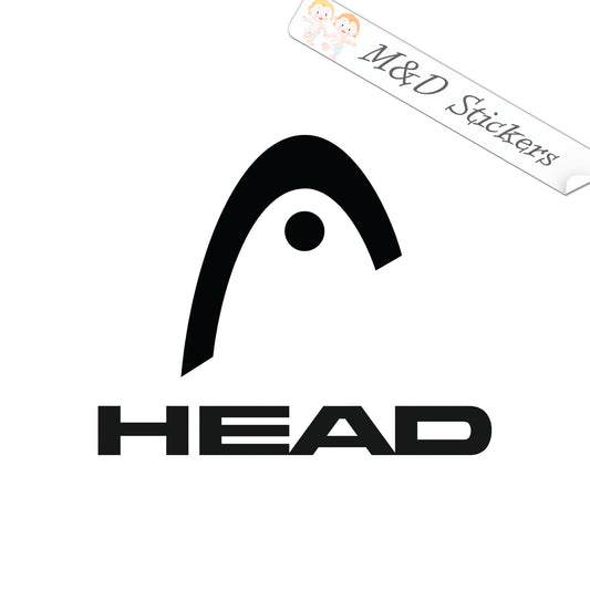 Head tennis emblem Logo (4.5" - 30") Vinyl Decal in Different colors & size for Cars/Bikes/Windows