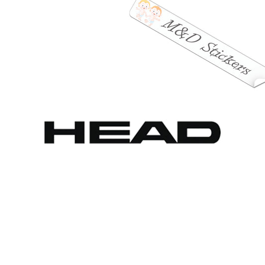 Head tennis emblem Logo (4.5" - 30") Vinyl Decal in Different colors & size for Cars/Bikes/Windows