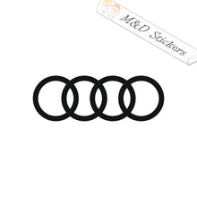 Audi Logo (4.5" - 30") Vinyl Decal in Different colors & size for Cars/Bikes/Windows