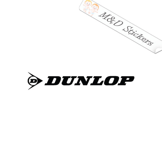 Dunlop tennis emblem Logo (4.5" - 30") Vinyl Decal in Different colors & size for Cars/Bikes/Windows