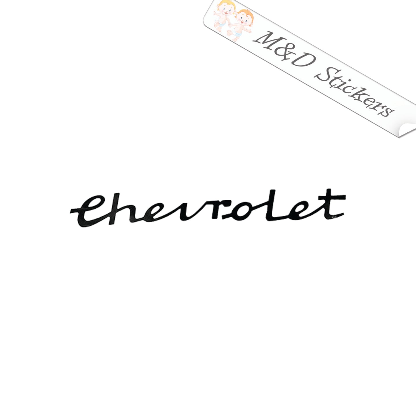 Chevrolet script (4.5" - 30") Vinyl Decal in Different colors & size for Cars/Bikes/Windows