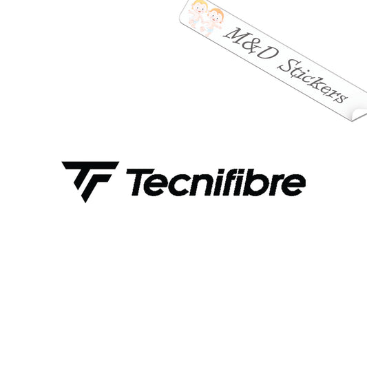 Tecnifibre tennis emblem Logo (4.5" - 30") Vinyl Decal in Different colors & size for Cars/Bikes/Windows