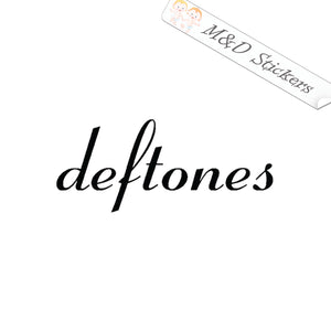 Deftones Music band Logo (4.5" - 30") Vinyl Decal in Different colors & size for Cars/Bikes/Windows