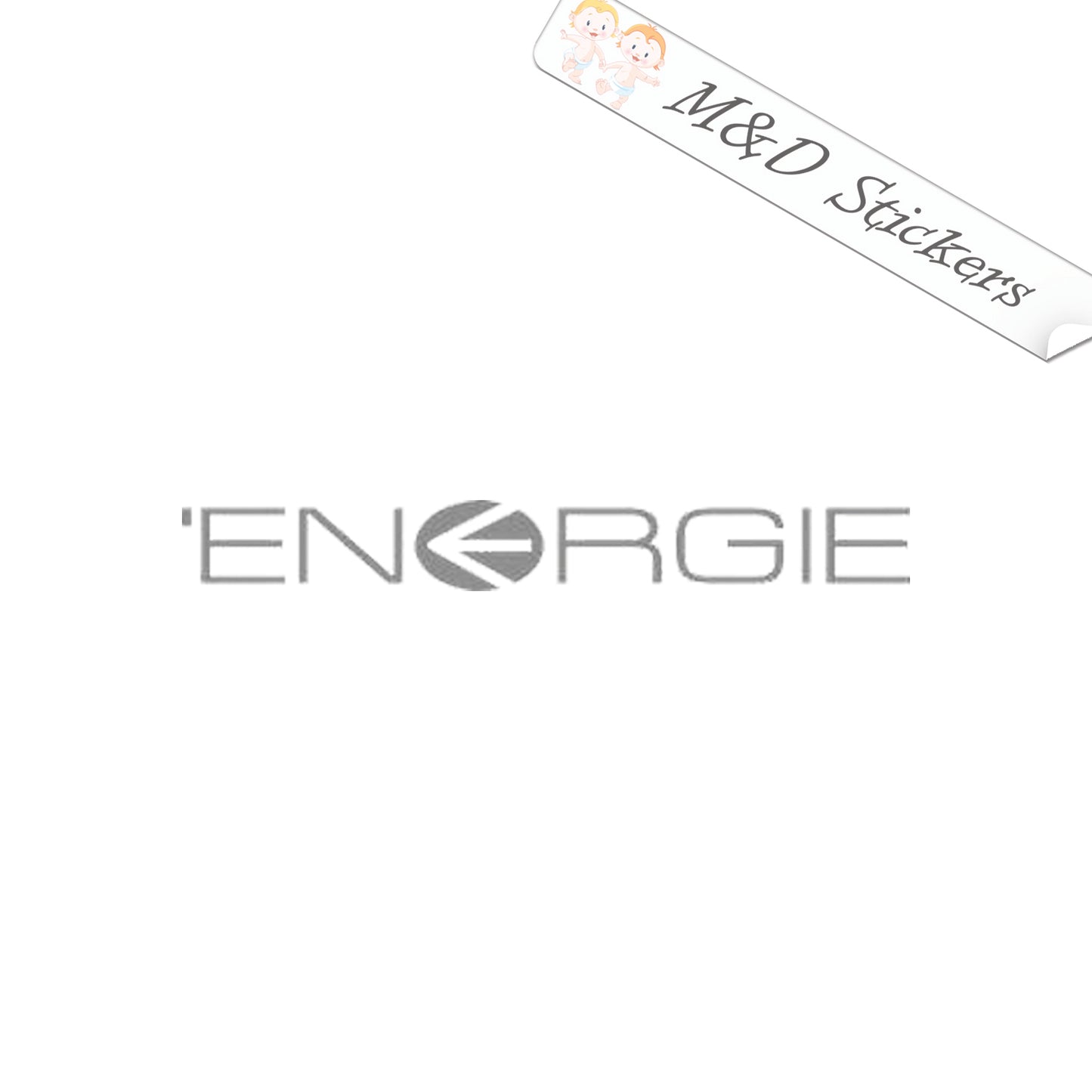 Energie Logo (4.5" - 30") Vinyl Decal in Different colors & size for Cars/Bikes/Windows