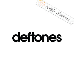 Deftones Music band Logo (4.5" - 30") Vinyl Decal in Different colors & size for Cars/Bikes/Windows