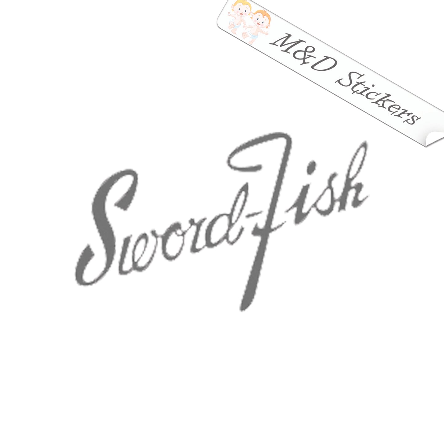 Swordfish tools Logo (4.5" - 30") Vinyl Decal in Different colors & size for Cars/Bikes/Windows