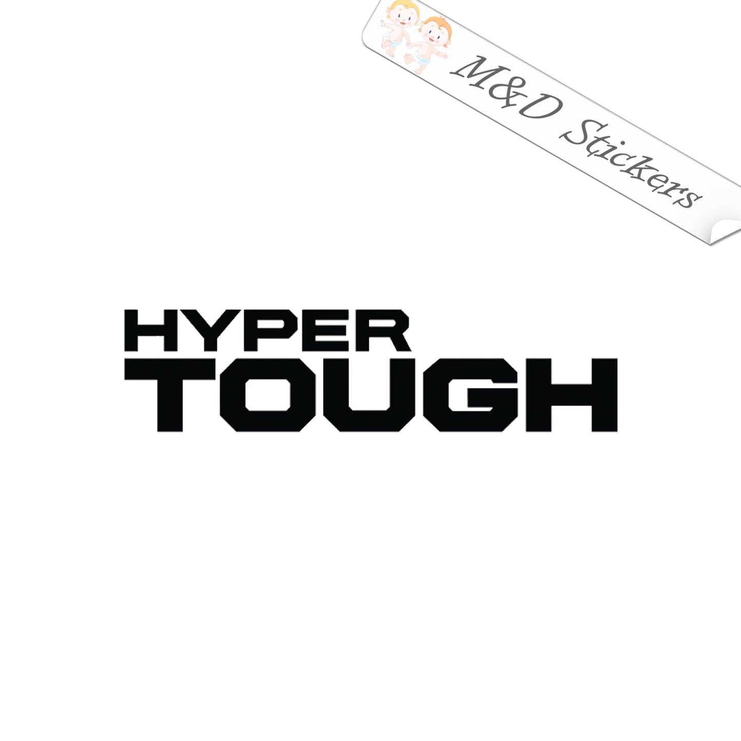Hyper Tough tools Logo (4.5" - 30") Vinyl Decal in Different colors & size for Cars/Bikes/Windows