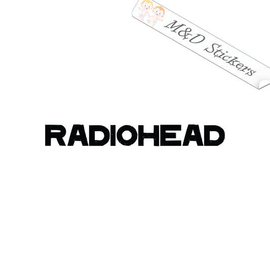 Radiohead Music band Logo (4.5" - 30") Vinyl Decal in Different colors & size for Cars/Bikes/Windows