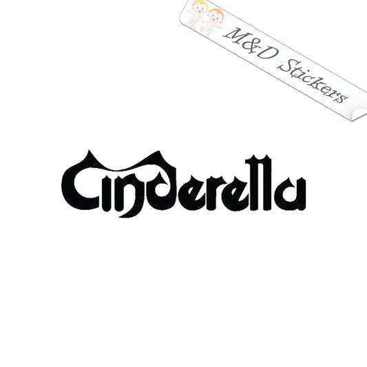 Cinderella Music band Logo (4.5" - 30") Vinyl Decal in Different colors & size for Cars/Bikes/Windows