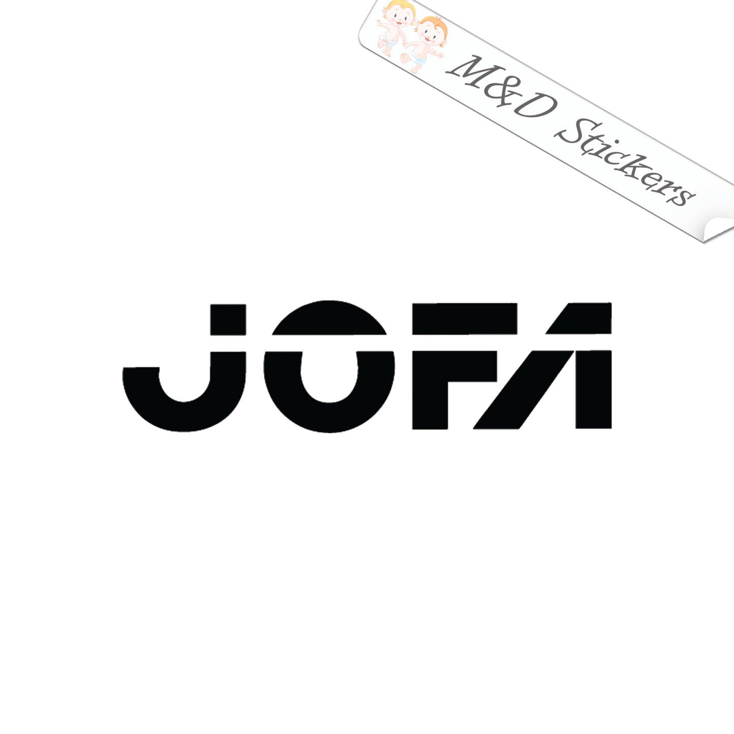 Jofa Logo (4.5" - 30") Vinyl Decal in Different colors & size for Cars/Bikes/Windows (Copy)