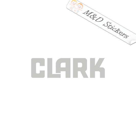 Clark Forklifts Logo (4.5" - 30") Vinyl Decal in Different colors & size for Cars/Bikes/Windows