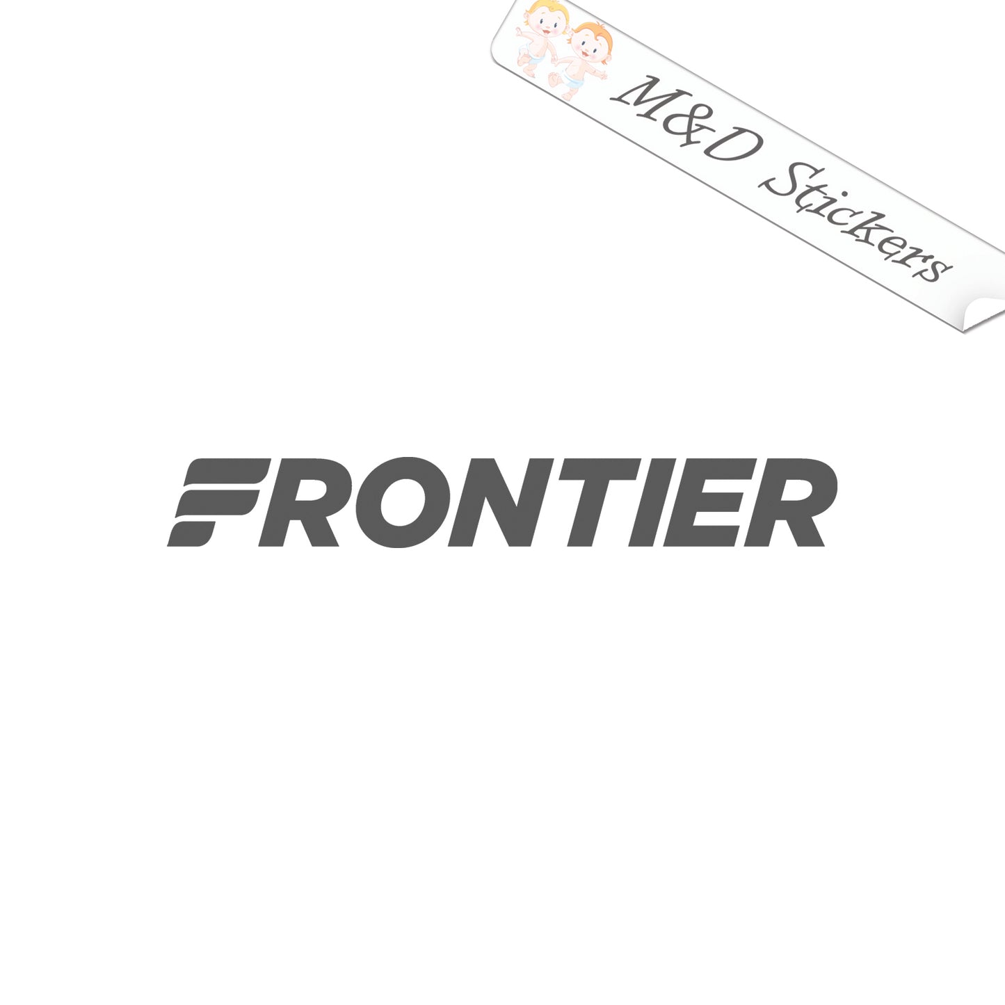Frontier Airlines Logo (4.5" - 30") Vinyl Decal in Different colors & size for Cars/Bikes/Windows