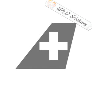 Swiss International airlines Logo (4.5" - 30") Vinyl Decal in Different colors & size for Cars/Bikes/Windows