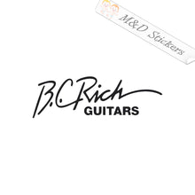 BC Rich guitars Logo (4.5" - 30") Vinyl Decal in Different colors & size for Cars/Bikes/Windows