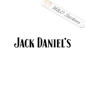 Jack Daniels Old No 7 brand Script (4.5" - 30") Vinyl Decal in Different colors & size for Cars/Bikes/Windows