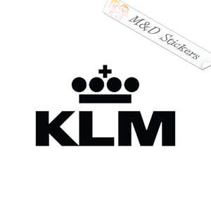 KLM airlines Logo (4.5" - 30") Vinyl Decal in Different colors & size for Cars/Bikes/Windows