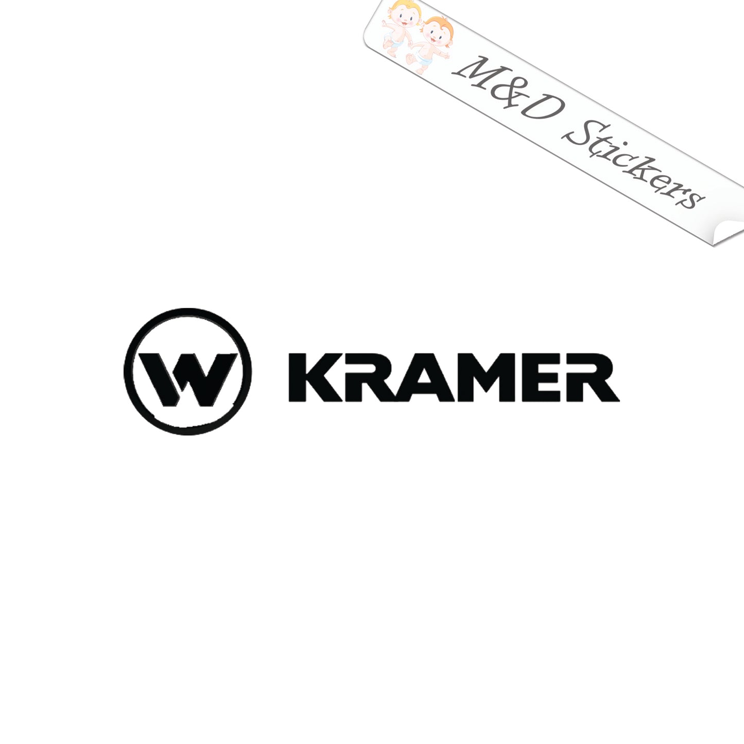 Kramer Construction Logo (4.5" - 30") Vinyl Decal in Different colors & size for Cars/Bikes/Windows