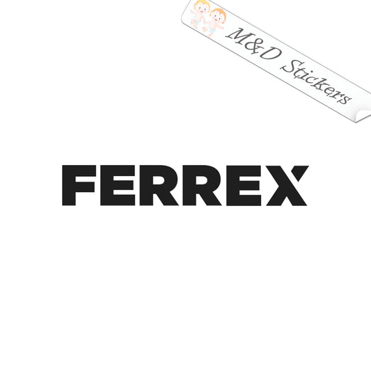 Ferrex tools Logo (4.5" - 30") Vinyl Decal in Different colors & size for Cars/Bikes/Windows