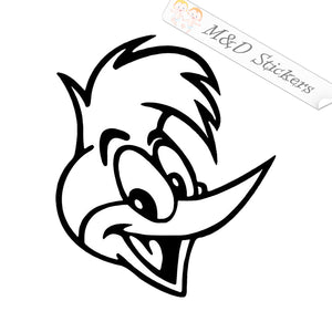 Woody Woodpecker (4.5" - 30") Vinyl Decal in Different colors & size for Cars/Bikes/Windows