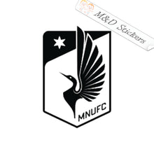 MLS Minnesota United Football Club Soccer Logo (4.5" - 30") Decal in Different colors & size for Cars/Bikes/Windows