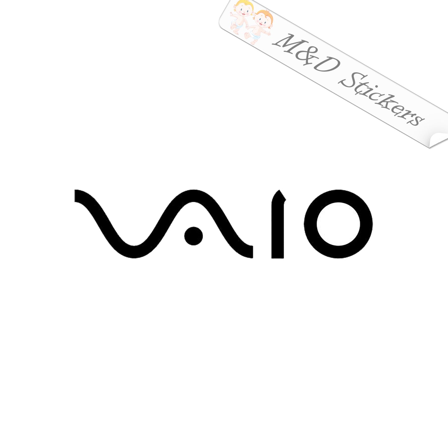 Sony Vaio Logo (4.5" - 30") Vinyl Decal in Different colors & size for Cars/Bikes/Windows