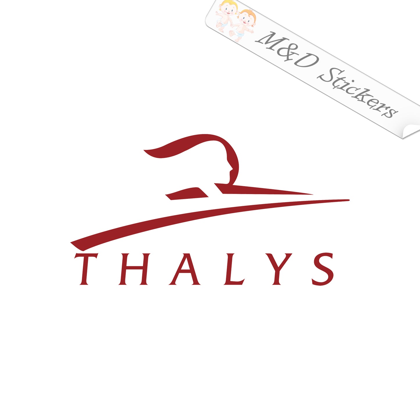 Thalys Logo (4.5" - 30") Vinyl Decal in Different colors & size for Cars/Bikes/Windows