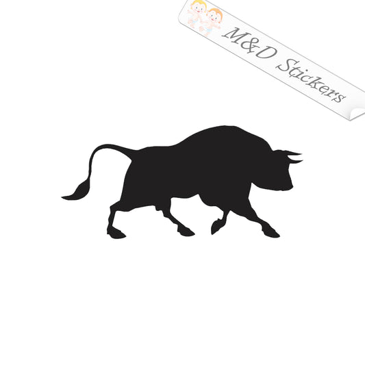Spanish Bull Toro (4.5" - 30") Vinyl Decal in Different colors & size for Cars/Bikes/Windows