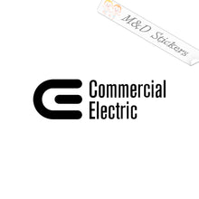 Commercial Electric tools Logo (4.5" - 30") Vinyl Decal in Different colors & size for Cars/Bikes/Windows