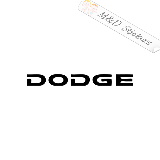 Dodge Logo (4.5" - 30") Vinyl Decal in Different colors & size for Cars/Bikes/Windows