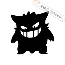 Pokemon Gengar Video Game (4.5" - 30") Vinyl Decal in Different colors & size for Cars/Bikes/Windows