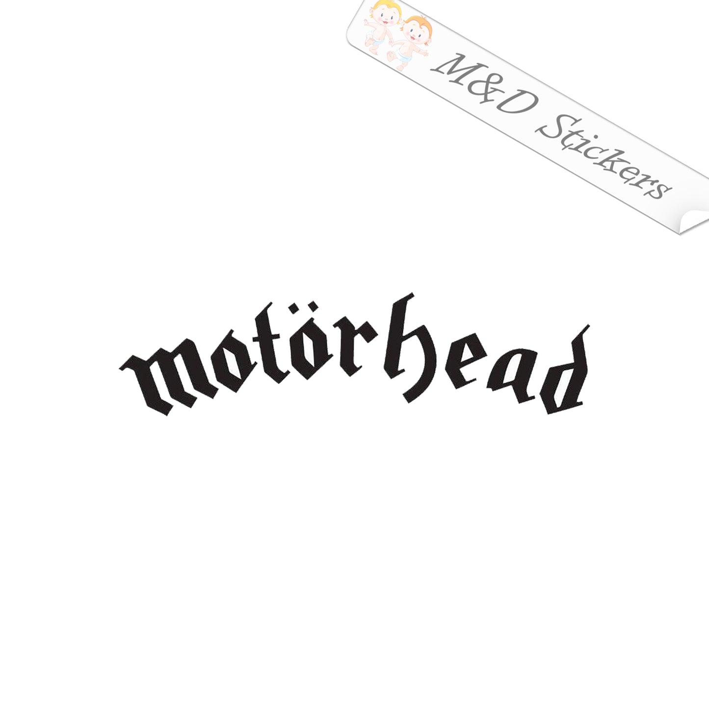 Moțrhead Music band Logo (4.5" - 30") Vinyl Decal in Different colors & size for Cars/Bikes/Windows