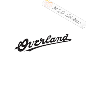 Jeep Overland Logo (4.5" - 30") Vinyl Decal in Different colors & size for Cars/Bikes/Windows