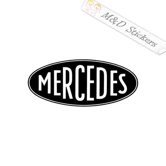 Mercedes Benz Logo (4.5" - 30") Vinyl Decal in Different colors & size for Cars/Bikes/Windows