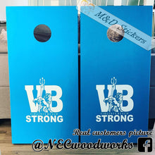 XL Virginia Beach VBStrong Vinyl Decal Sticker Different colors & size for Cars/Bikes/Windows