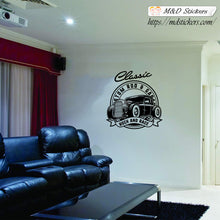 Wall Stickers Vinyl Decal Classic Hotrod