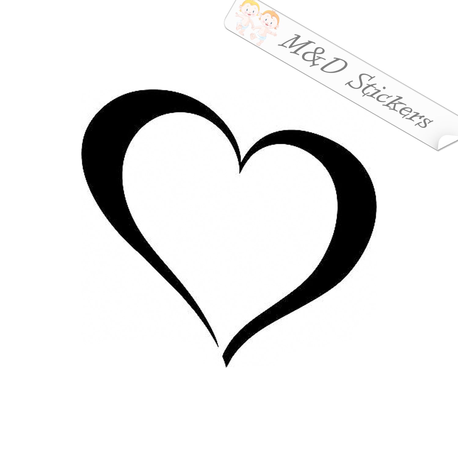 Heart Is Bigger Decal
