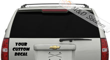 Custom Vinyl Decals (4.5" - 30") Sticker Different colors & size for Cars/Bikes/Windows
