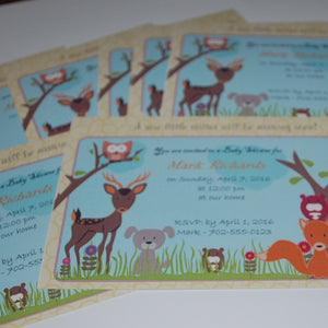 Baby shower invitations Personalized for any event with your details