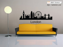 Biggest cities in the world series Wall Stickers Vinyl Decal London Great Britain United Kingdom