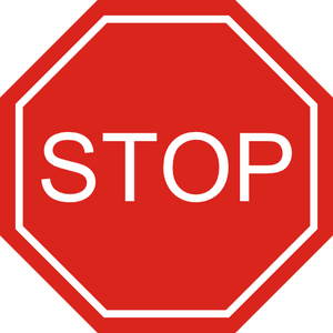 Stop sign Stickers