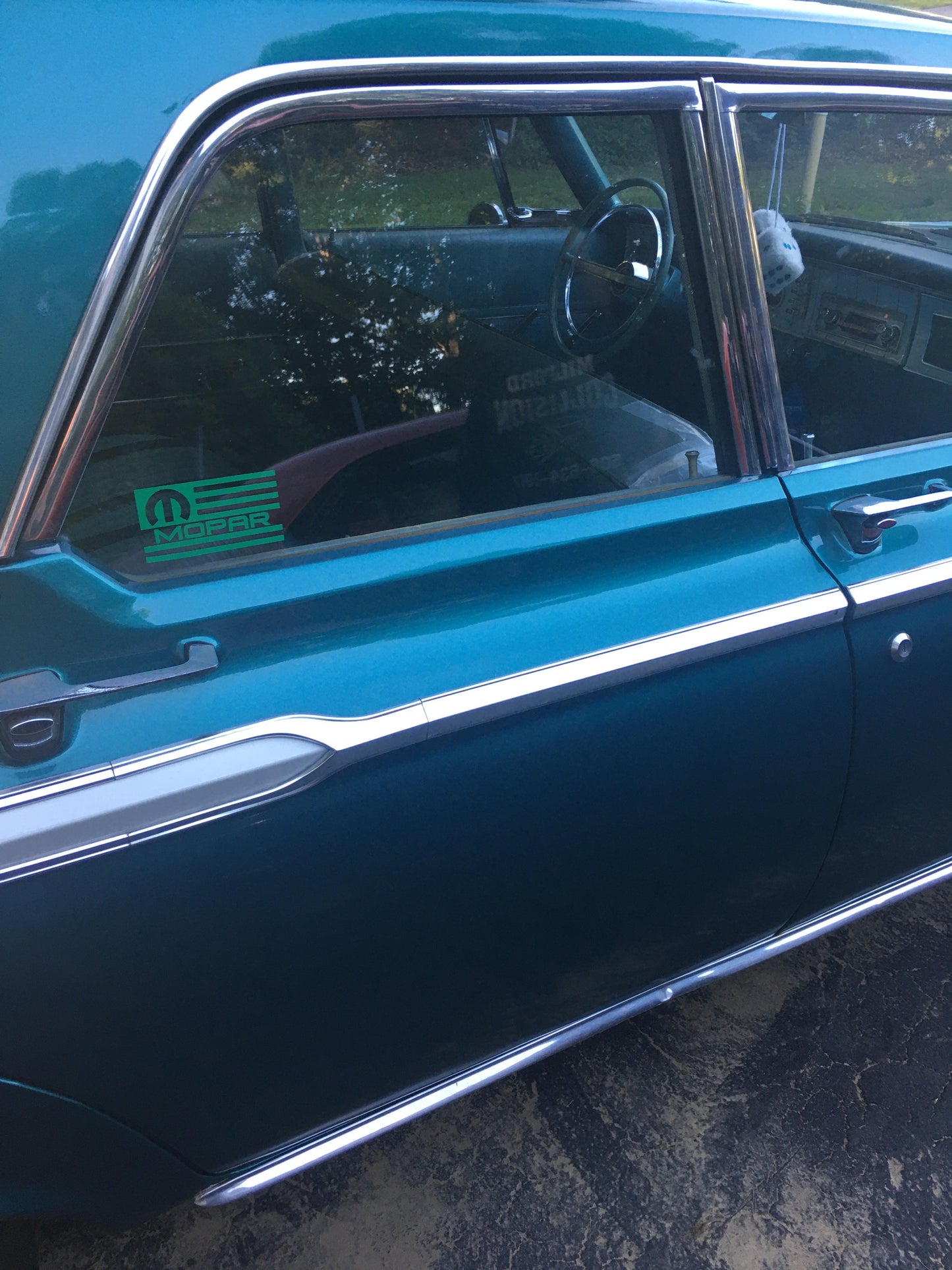 2x Mopar Flag Vinyl Decal Sticker Different colors & size for Cars/Bikes/Windows