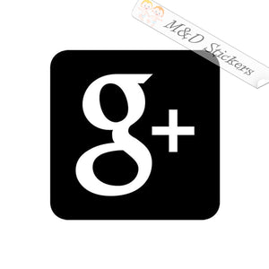 2x Google Plus Logo Vinyl Decal Sticker Different colors & size for Cars/Bikes/Windows