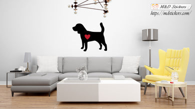 Wall Stickers Vinyl Decal beagle