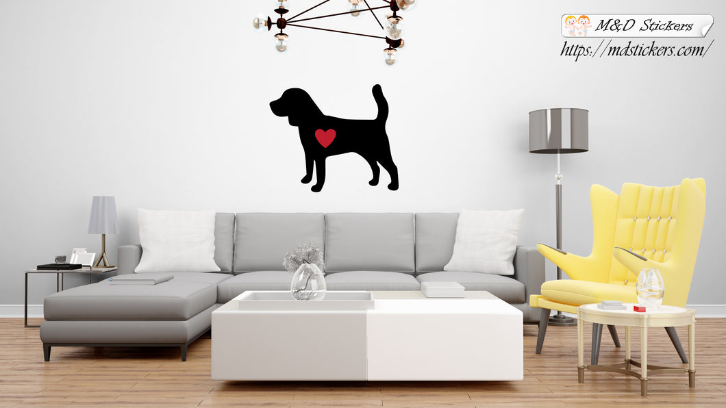 Wall Stickers Vinyl Decal beagle