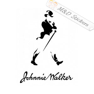 Johnnie Walker Logo (4.5" - 30") Vinyl Decal in Different colors & size for Cars/Bikes/Windows